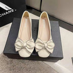 Damen Ballerinas mit dekorativem Schleifen-Design und hochwertigem Kunstleder R&B