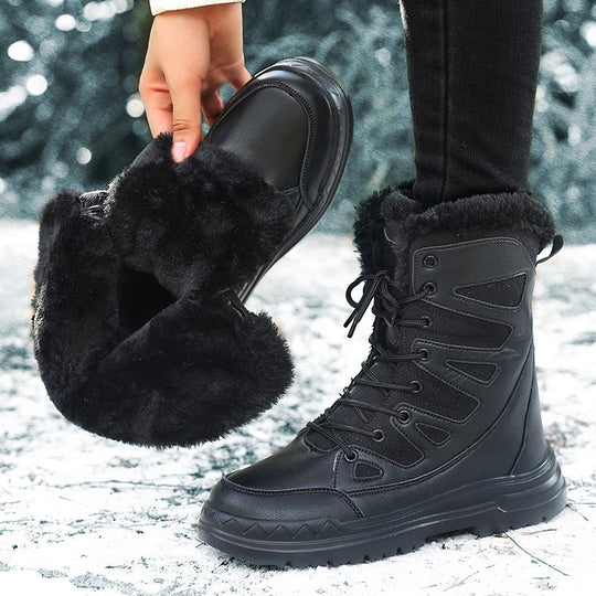 Damen Winterboots mit abnehmbarem Futter und rutschfester Sohle R&B
