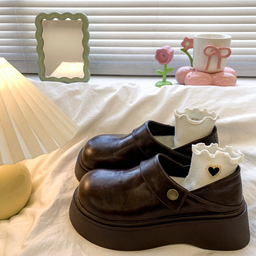 Damen modische Plateauschuhe mit elegantem Riemen und hervorragendem Tragekomfort R&B