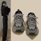 Damen Sportliche Mesh-Sneaker mit dämpfender Sohle und atmungsaktiver Obermaterialstruktur R&B