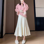 Damen Gemütlicher Pullover mit modischem Muster und elegantem Schnitt