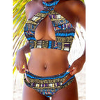 Damen Crop-Bikini-Set mit verspieltem Design R&B