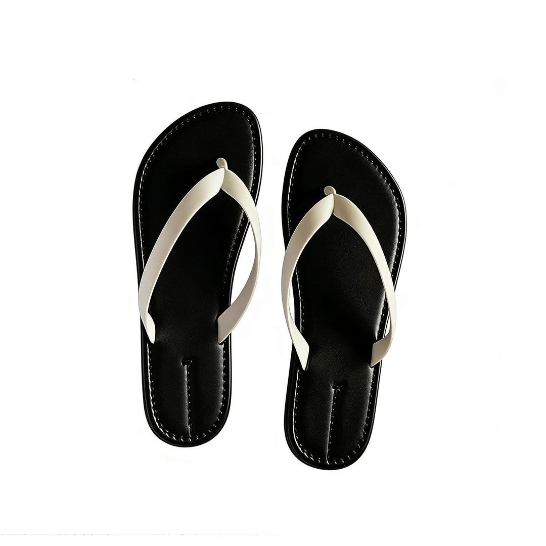 Damen Elegante Flip-Flops mit ergonomischem Fußbett und rutschfester Sohle R&B