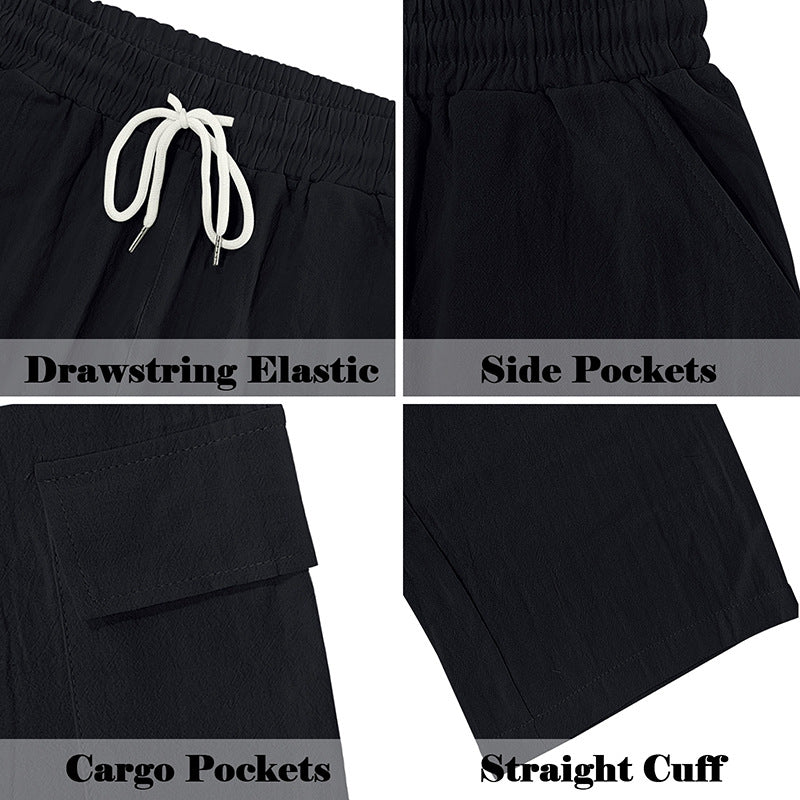 Herren Cargo-Hose mit elastischem Bund und praktischen Taschen R&B