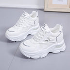 Damen Sportliche Chunky Sneakers mit atmungsaktiver Mesh-Oberfläche und gepolsterter Sohle