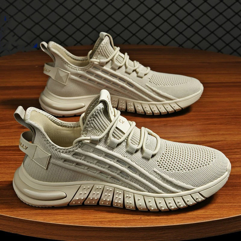 Damen Sportliche Freizeitsneaker mit atmungsaktivem Obermaterial und rutschfester Sohle