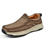 Damen Komfortable Leder Slipper mit atmungsaktiven Perforationen R&B