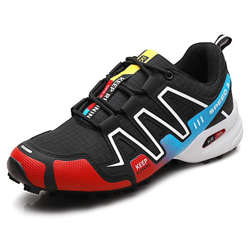 Herren Sportliche und dämpfende Trail-Laufschuhe mit griffiger Sohle R&B