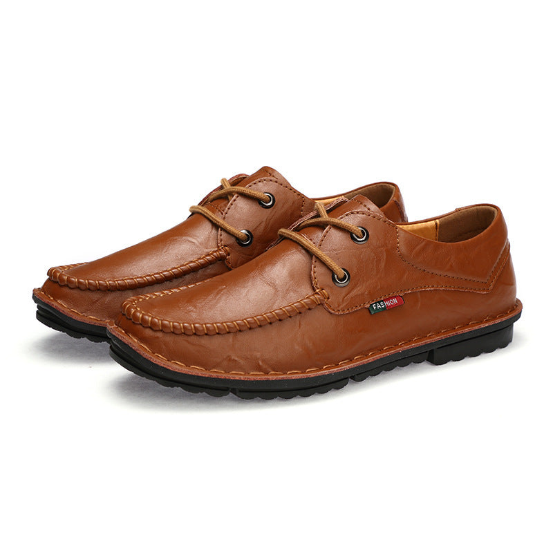 Herren Elegante und bequeme Lederhalbschuhe R&B
