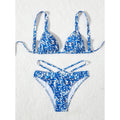 Damen Triangel-Bikini mit modischem Bindedetail R&B