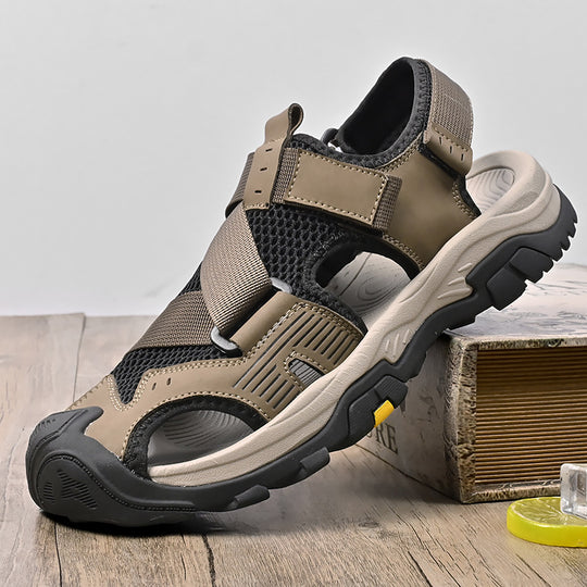 Herren Sportliche Outdoor-Sandalen mit atmungsaktivem Netz und rutschfester Sohle R&B