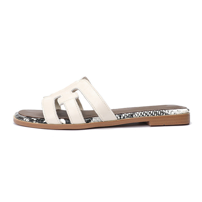 Damen modische Slides mit eleganten Akzenten R&B
