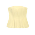 Damen Bustier-Oberteil mit figurformendem Schnitt und elegantem Plissee R&B