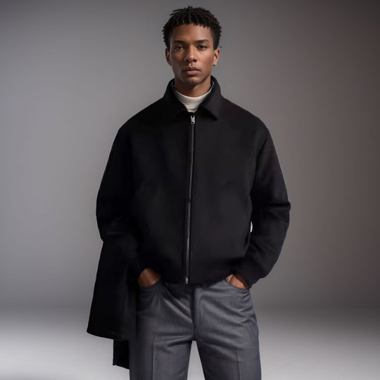 Damen lässige Fleece-Bomberjacke R&B