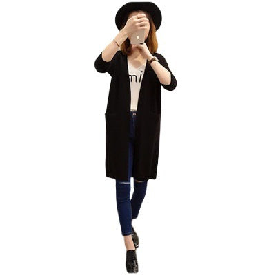 Damen Strickcardigan mit modischem V-Ausschnitt und lässiger Passform R&B