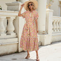 Damen Freizeitkleid mit floralen Mustern R&B