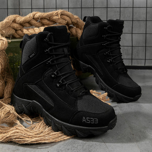 Herren Multifunktionale Tactical-Boots mit hohem Knöchelschutz und rutschfester Sohle R&B