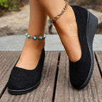 Damen Wedge-Ballerinas mit komfortabler Fußbettung und elegantem Design R&B