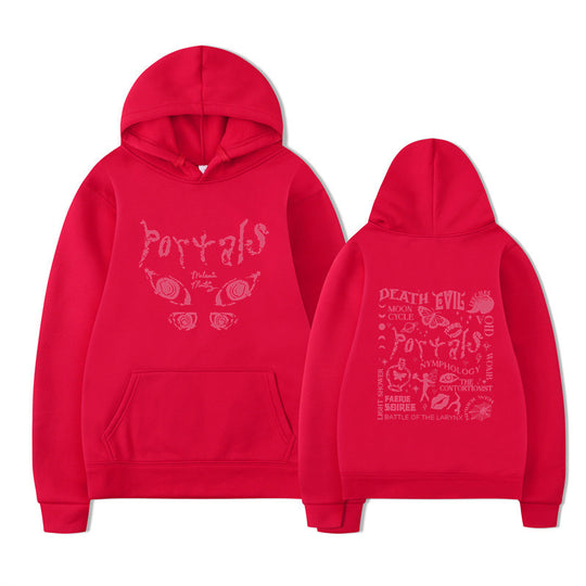 Damen Kapuzenpullover mit kreativem Motiv und bequemer Passform R&B