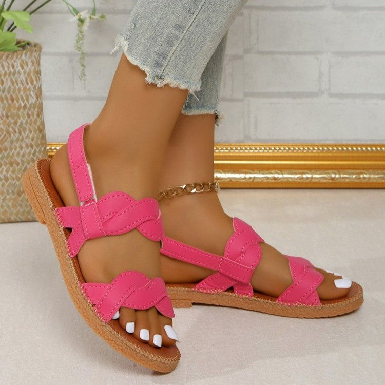 Damen Bequeme Riemensandalen mit modischem Schnitt R&B