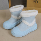 Damen gefütterte Winterboots mit hochwertigem Kunstfellkragen und rutschfester Sohle R&B
