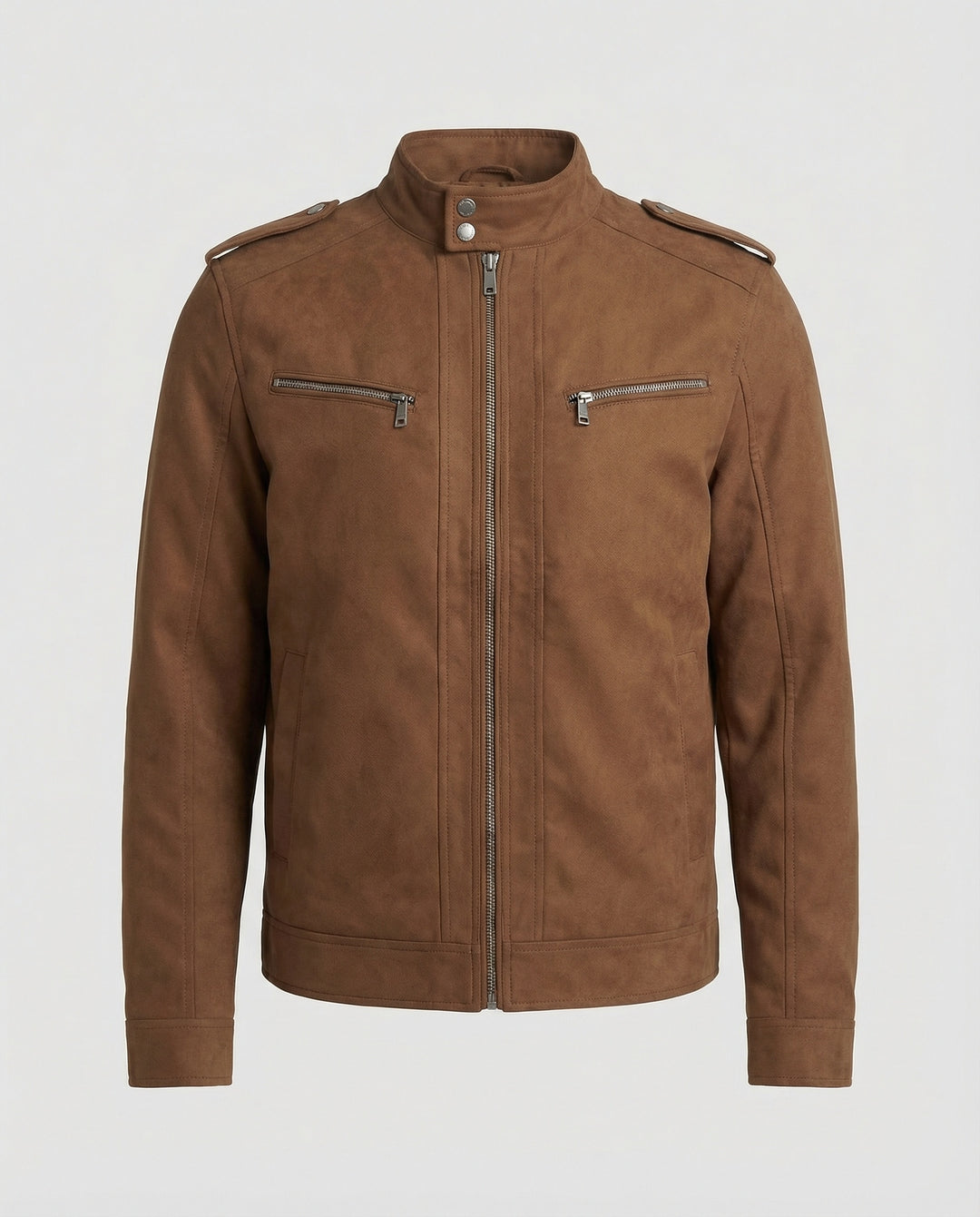 Herren Lederoptik Kurzjacke