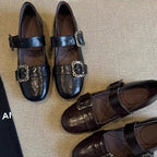 Damen Mary Jane Ballerinas mit funkelnden Schmuckdetails R&B