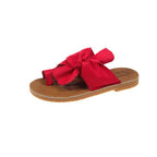 Damen Komfortable Badesandalen mit dekorativem Schleifen-Design R&B