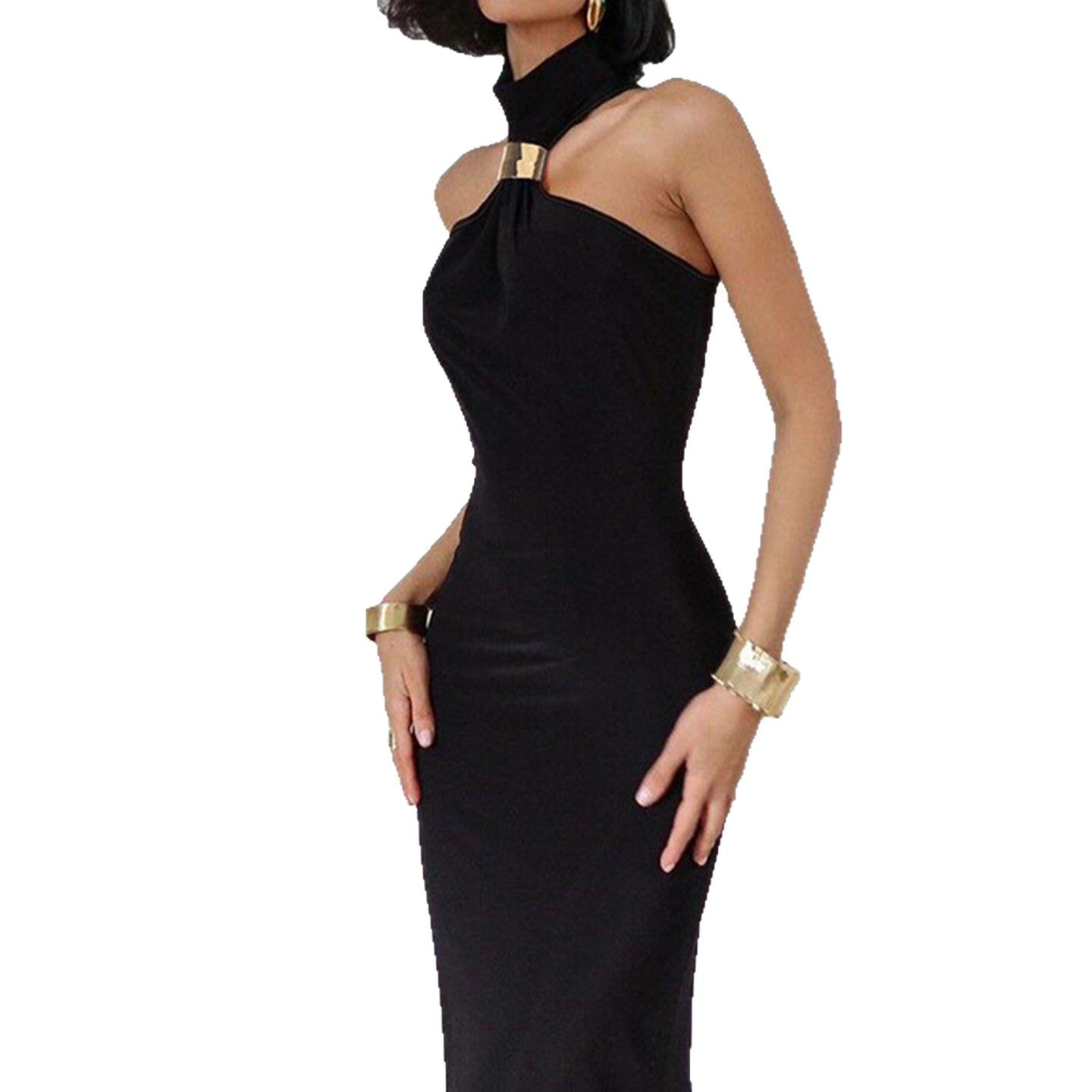 Damen Abendkleid mit schickem Halterdesign und eleganter Silhouette R&B