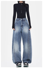 Damen Oversize Jeanshose R&B