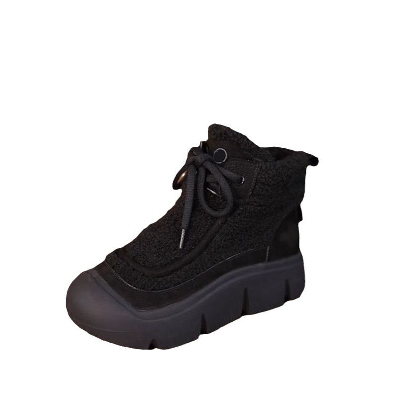 Damen Winterliche Sneakers mit kuscheligem Innenfutter und robuster Laufsohle R&B