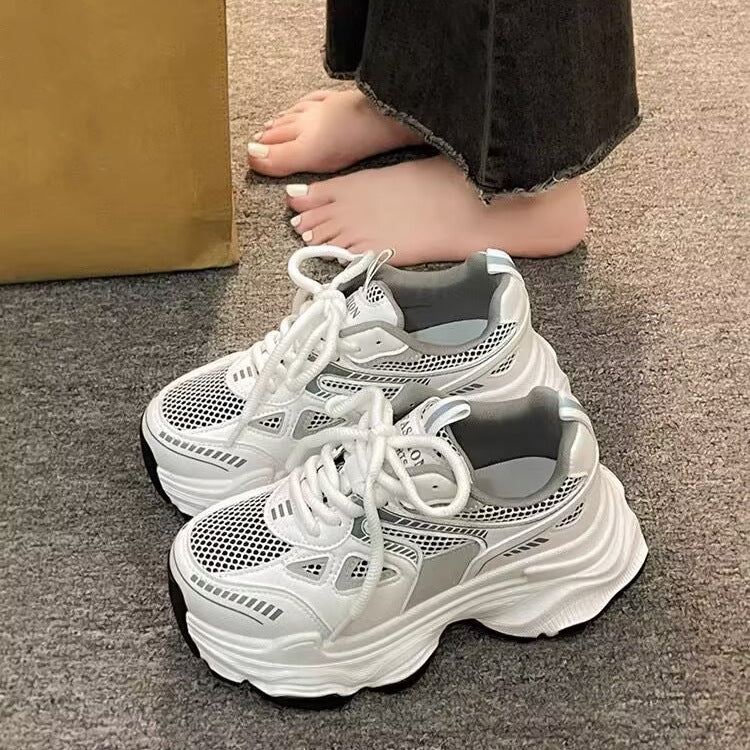 Damen Sportliche Sneaker mit atemberaubendem Mesh-Design und dämpfender Sohle R&B