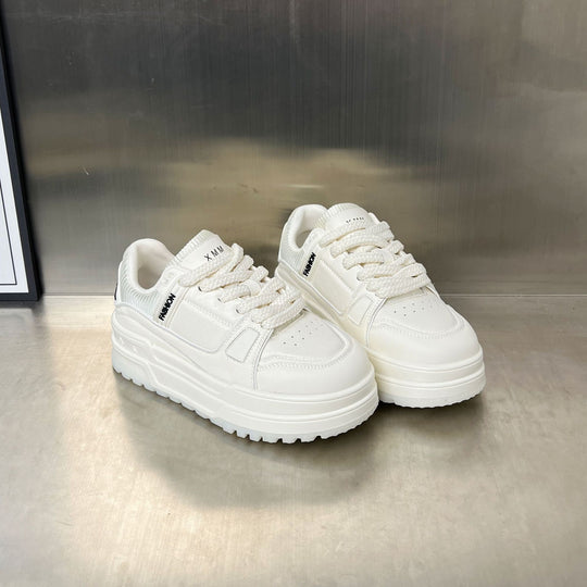 Damen modische Sneakers mit dickem Plateau und atmungsaktiver Obermaterialbeschaffenheit R&B