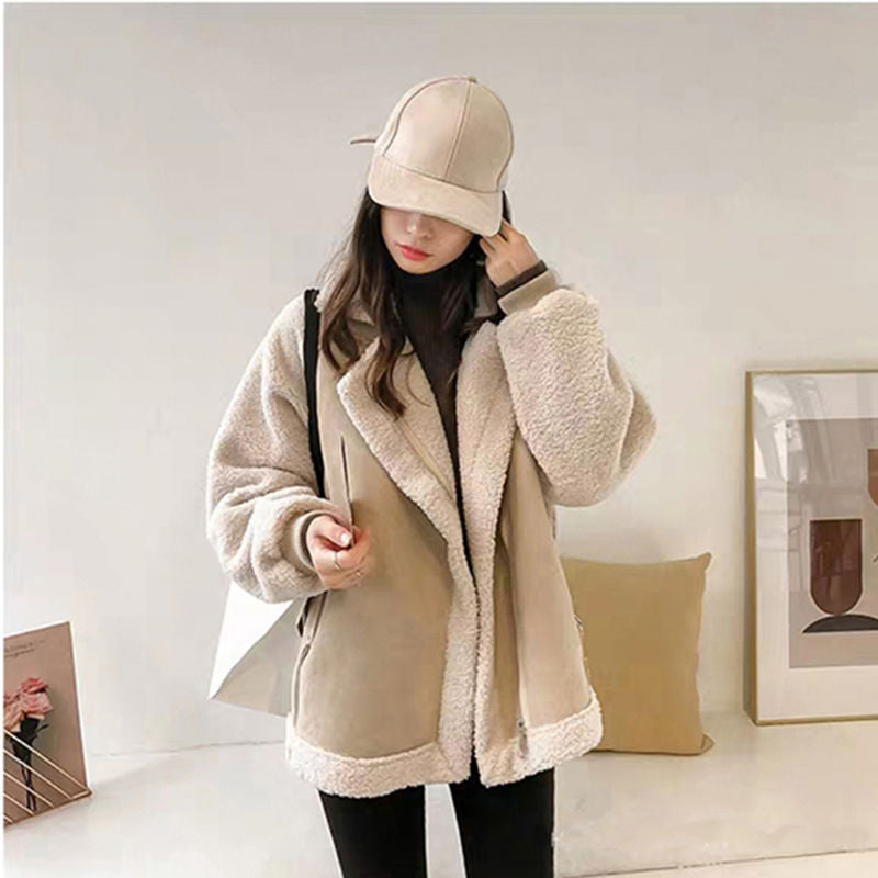 R&B | Overgrößed Plüschjacke