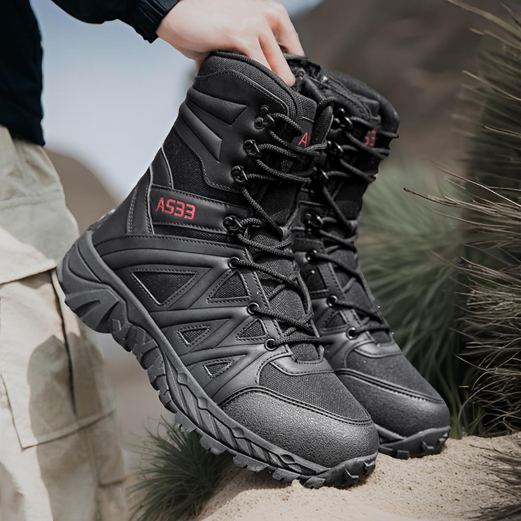 Herren Hochwertige Outdoor-Trekkingstiefel mit robustem Knöchelschutz R&B
