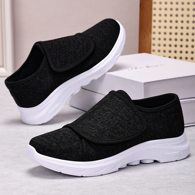 Damen Bequeme Slip-On Sportschuhe mit atmungsaktiver Obermaterialstruktur R&B