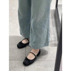 Damen Ballerinas mit verstellbarem Riemendesign und modischem Akzent R&B