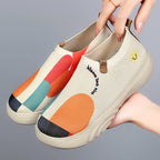Damen Slip-On Sneakers mit innovativem Design und elastischem Obermaterial R&B