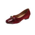 Damen elegante Slingback-Ballerinas mit floralem Dekor und komfortablem Absatz R&B