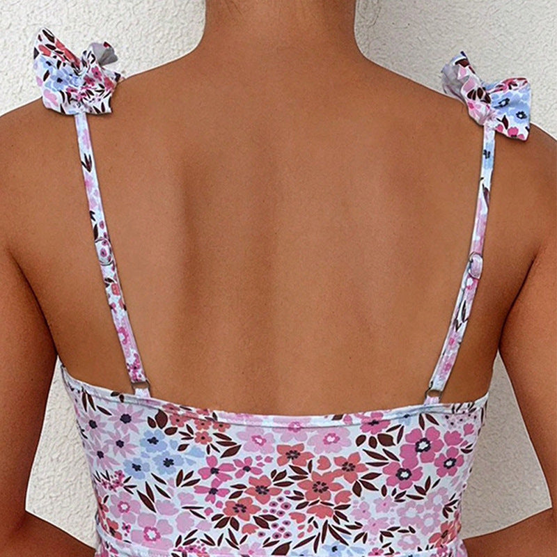 Damen Baderock mit floralem Design R&B
