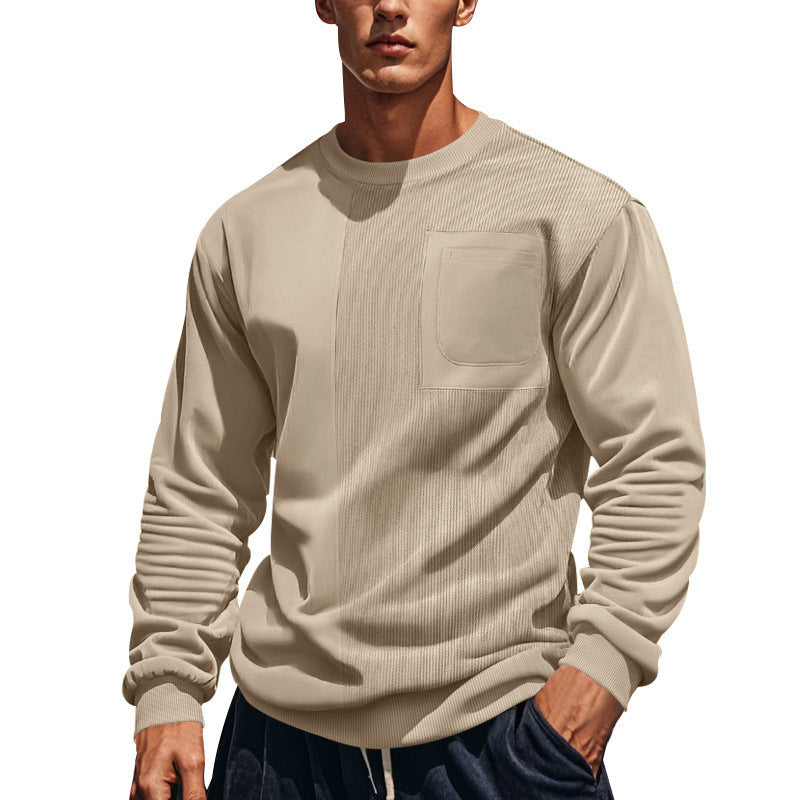 Herren Sweatshirt mit strukturierter Front R&B