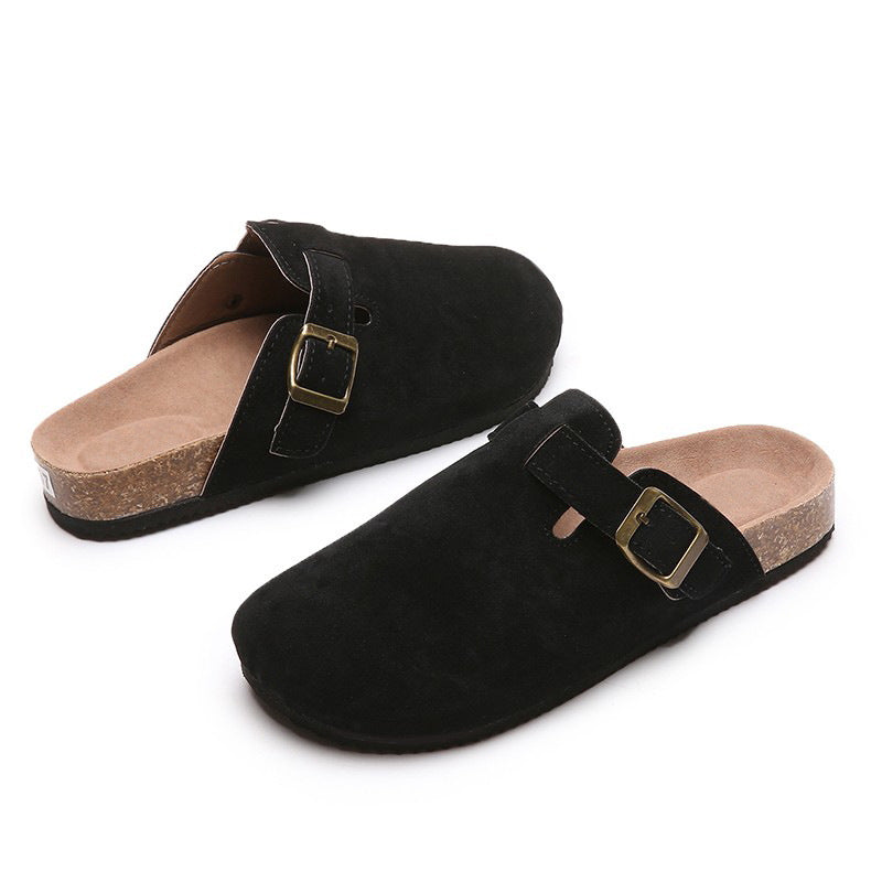 Damen Komfortable Clogs mit verstellbarem Riemen R&B