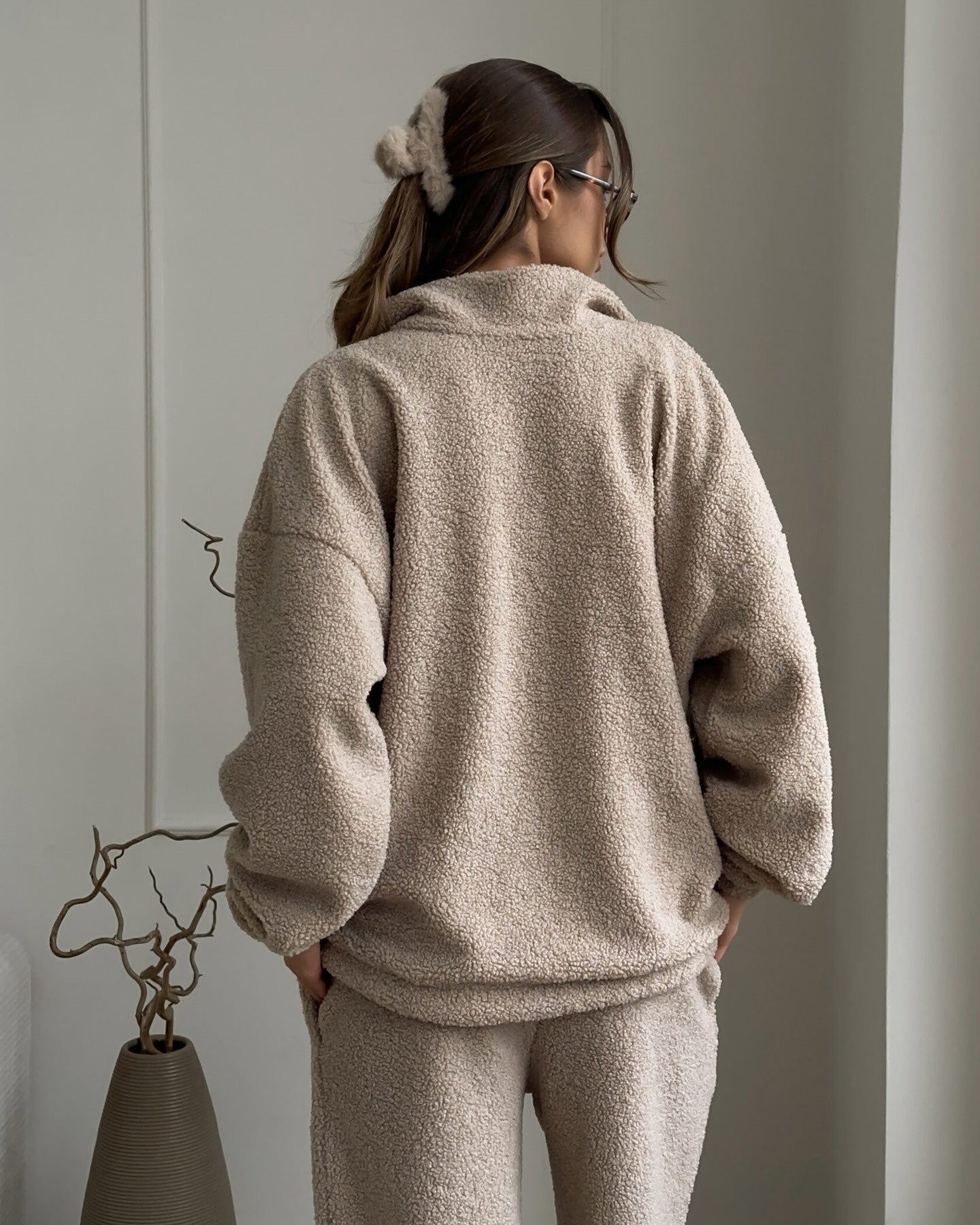 R&B | Lift Polar Fleece Strickjacke und Hosen Satz