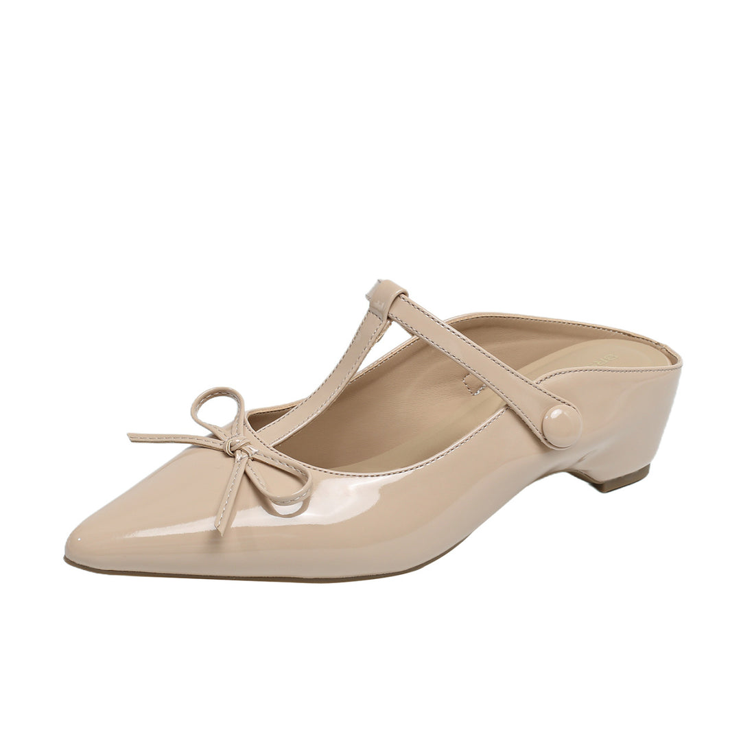 Damen Sling-Ballerinas mit eleganter Schleifen-Applikation und modischer Riemchenführung R&B