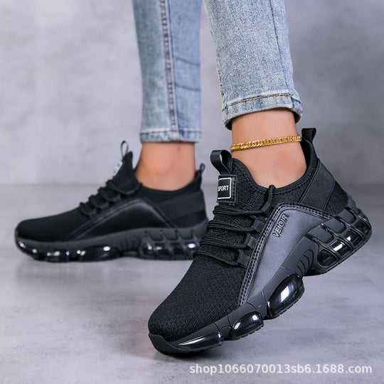 Damen Sportliche Laufschuhe mit stoßdämpfendem Obermaterial und atmungsaktiver Konstruktion R&B