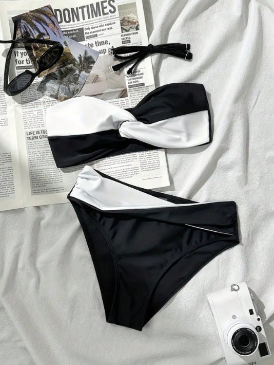 Damen Bandeau-Bikini mit stylischem Wickel-Design R&B