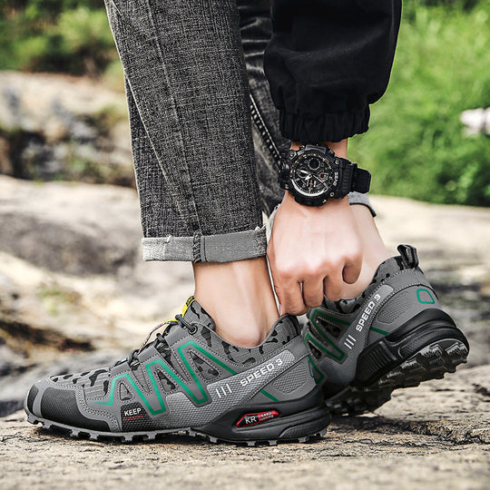 Damen Outdoor Laufschuhe mit rutschfester Sohle und innovativem Schnürsystem R&B