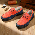 Herren Freizeit Leder Schuhe mit Wasserabweisender Sohle R&B