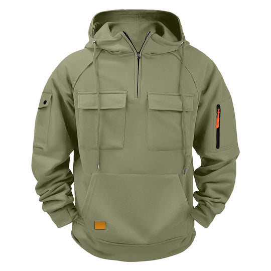 Herren Alltags-Hoodie mit praktischen Taschen R&B