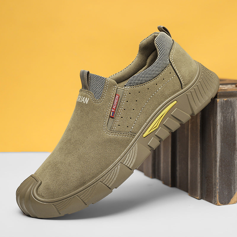 Herren Komfortable Slip-On Sneakers mit robustem Obermaterial und rutschfester Sohle R&B